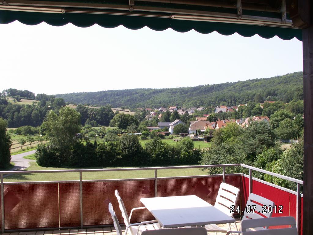Landgasthof Zum Hirschen Hafenlohr Exterior foto