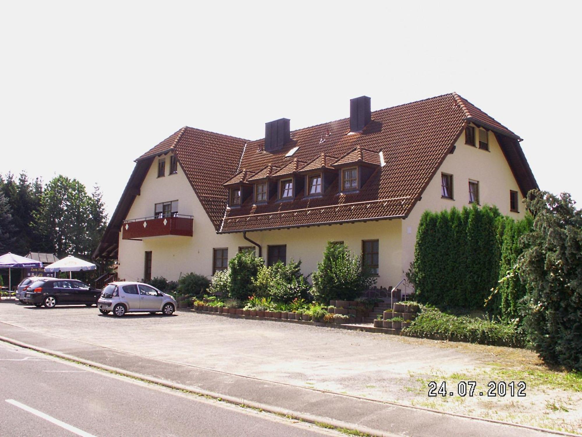 Landgasthof Zum Hirschen Hafenlohr Exterior foto