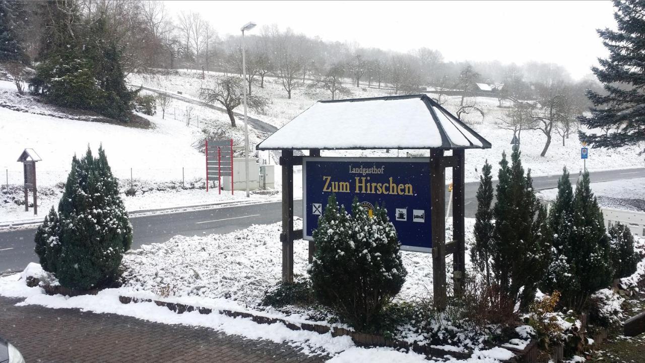 Landgasthof Zum Hirschen Hafenlohr Exterior foto