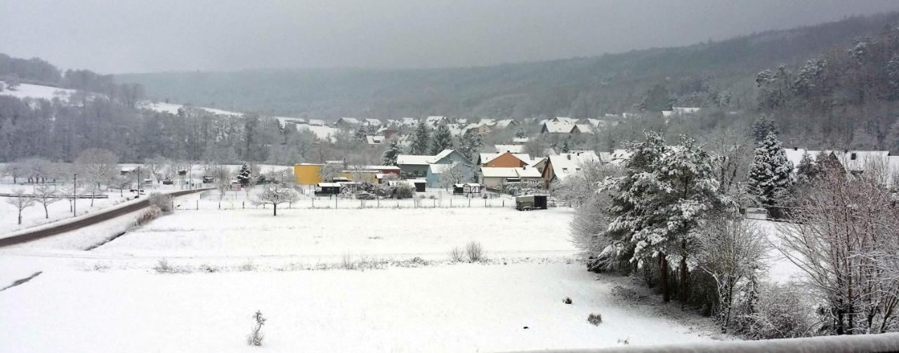 Landgasthof Zum Hirschen Hafenlohr Exterior foto